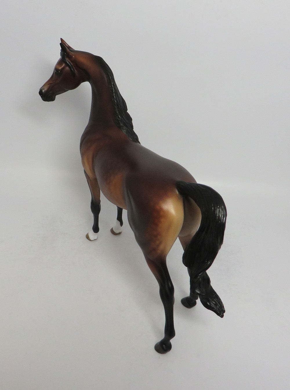 ALI HAKIM - OOAK DAPPLE BAY ARABIAN MODEL HORSE BY SHERYL LEISURE SHCF2018