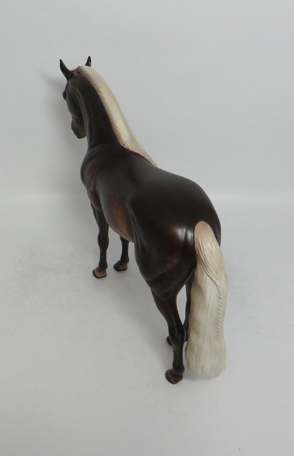 OUT OF MY DREAMS - OOAK DAPPLE CHOCOLATE SORREL ANDALUSIAN MODEL HORSE BY SHERYL LEISURE SHCF2018