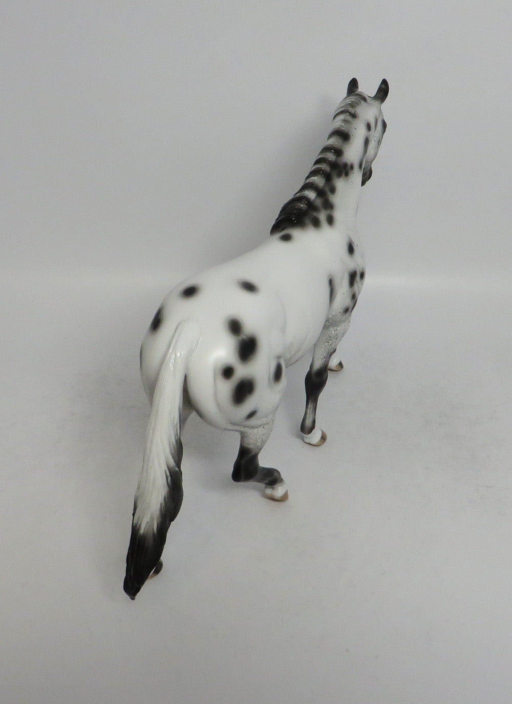 LITTLE WONDER-OOAK BLACK APPALOOSA PONY BY SHERYL LEISURE SCHF 2018