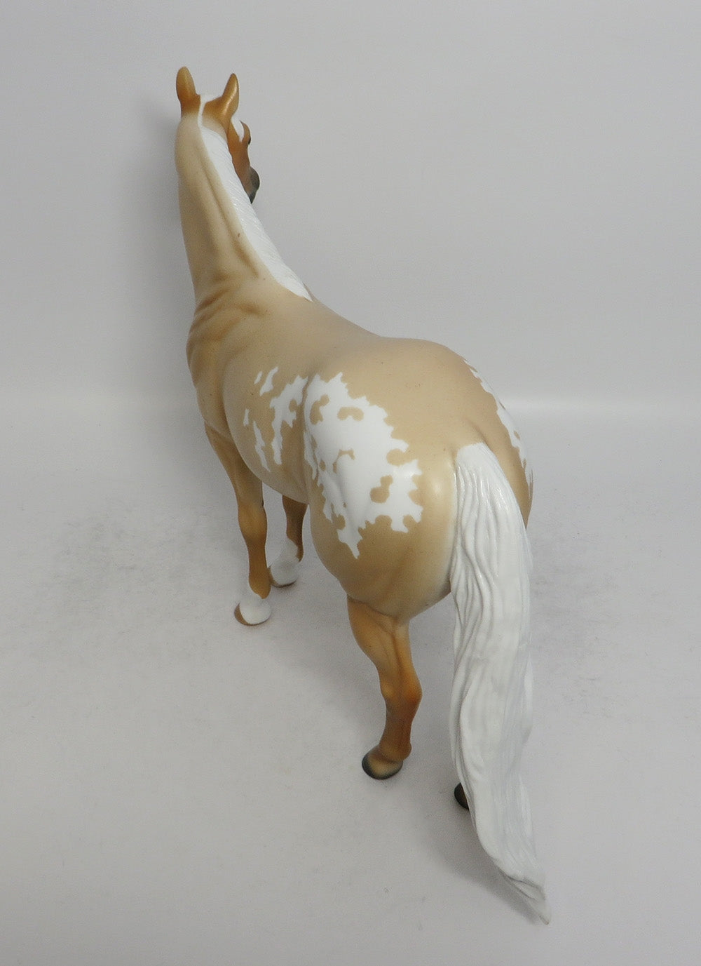 IKE - OOAK PALOMINO ROAN APPALOOSA ISH MODEL HORSE SHCF2018