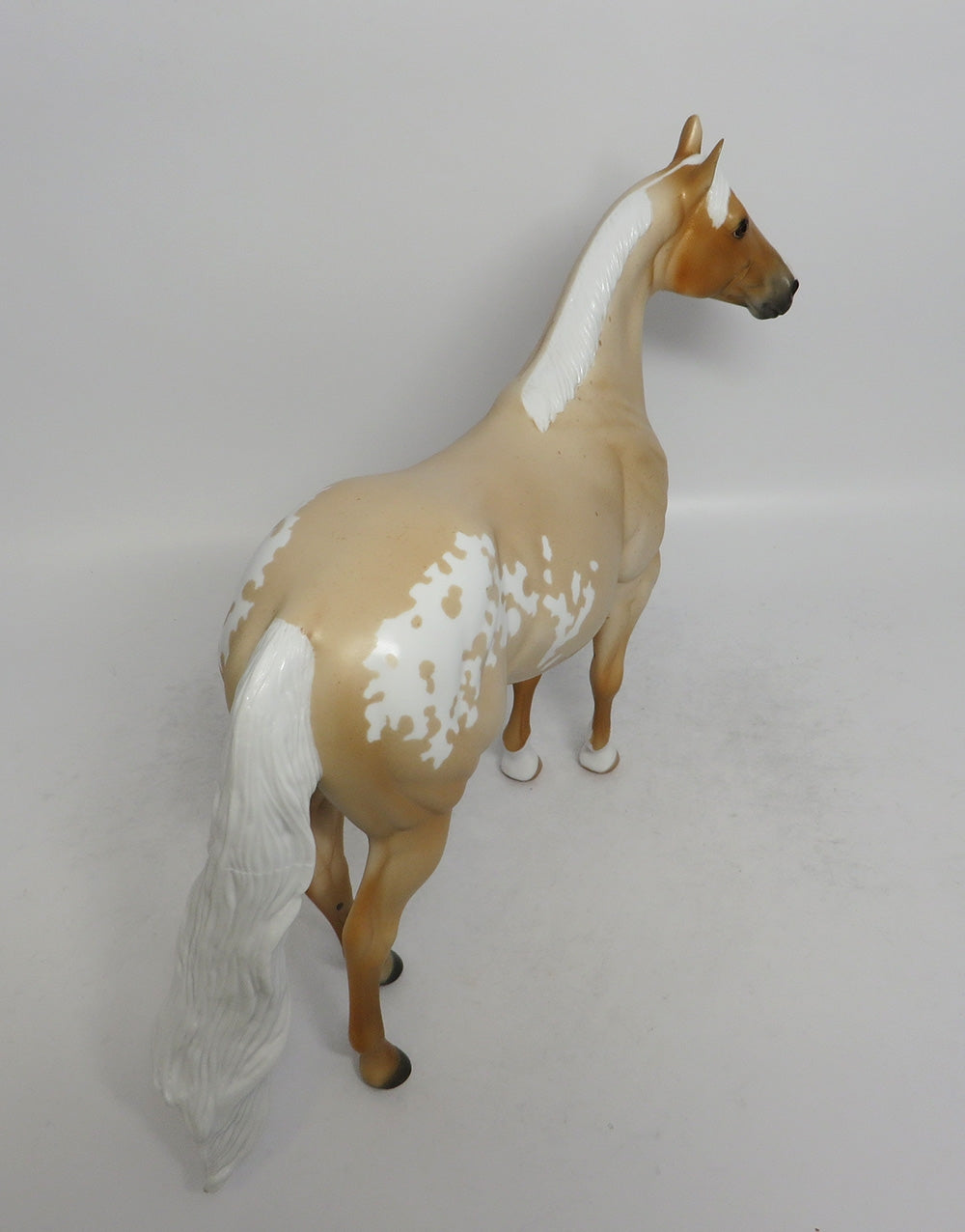 IKE - OOAK PALOMINO ROAN APPALOOSA ISH MODEL HORSE SHCF2018