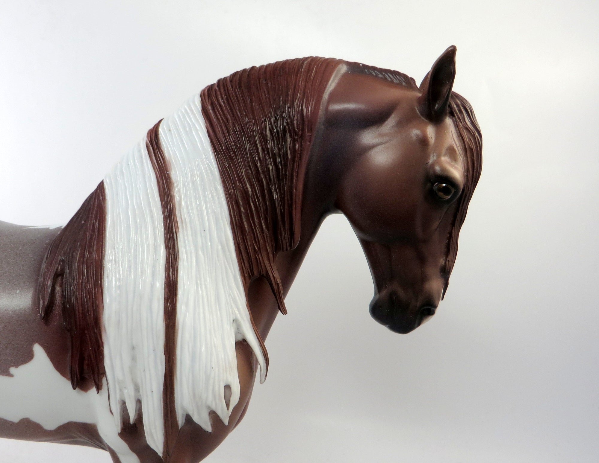 STELLA-LE-3 CHESTNUT ROAN ANDALUSIAN MODEL HORSE 1/4/19