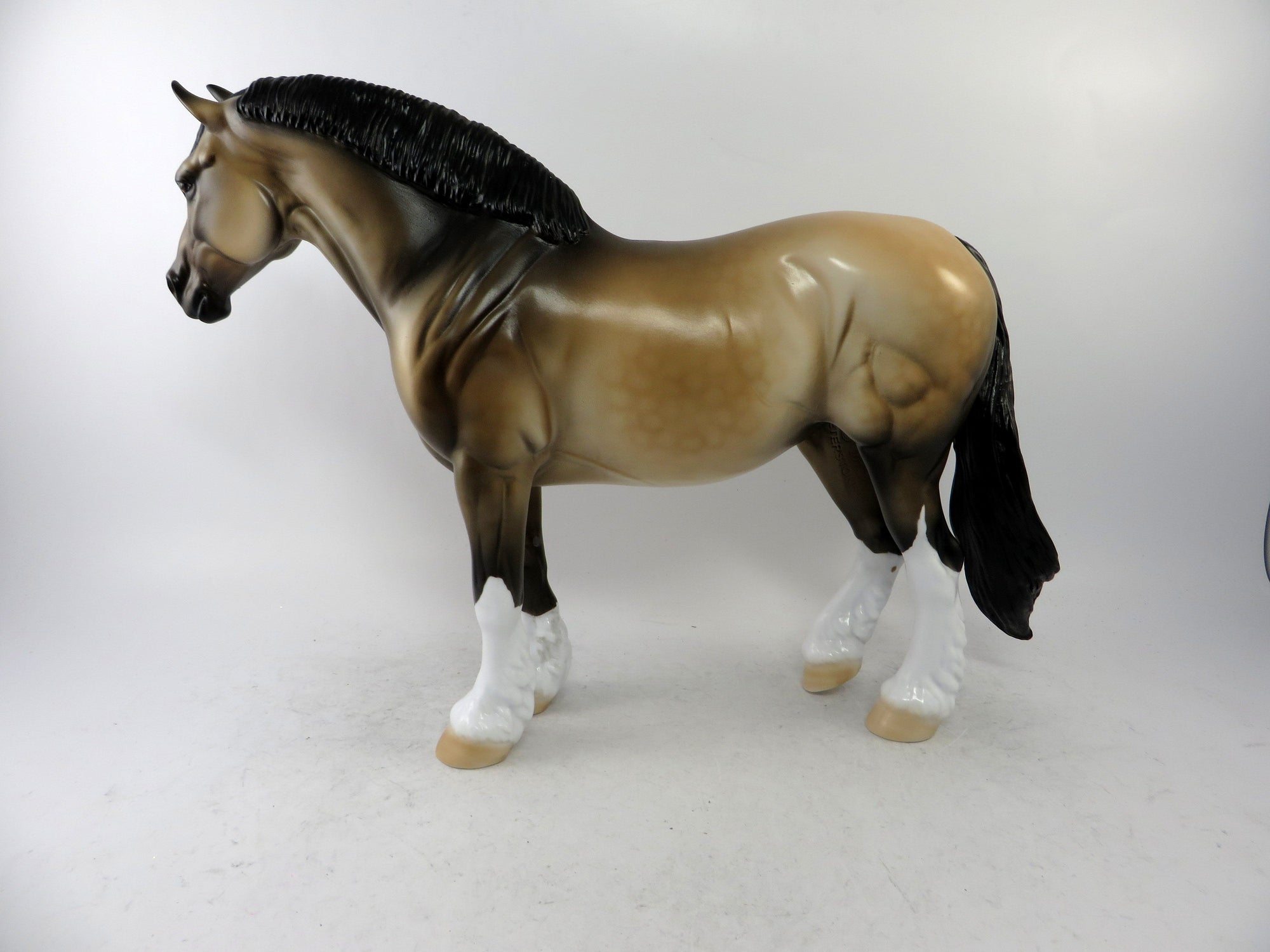 DOLLY- OOAK DAPPLED BUCKSKIN MARE CUSTOM BY AUDREY DIXON 1-4-19