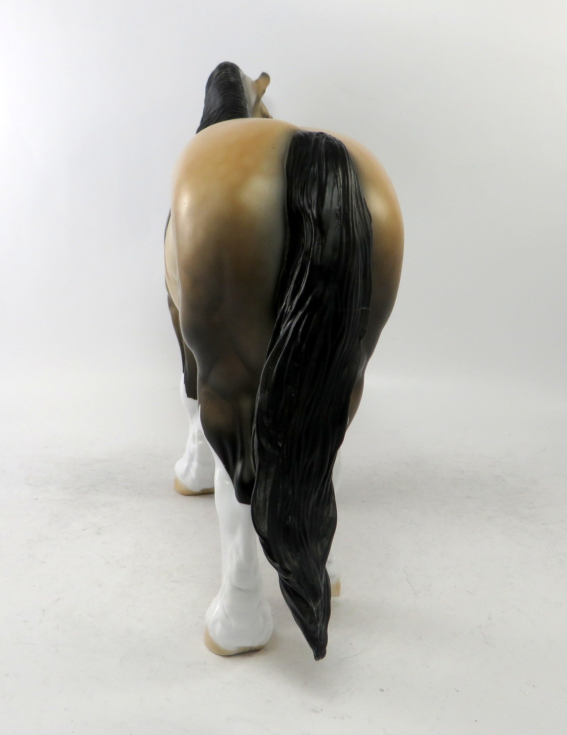 DOLLY- OOAK DAPPLED BUCKSKIN MARE CUSTOM BY AUDREY DIXON 1-4-19