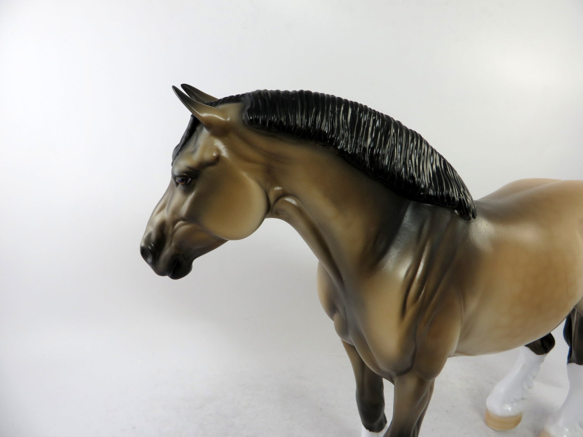 DOLLY- OOAK DAPPLED BUCKSKIN MARE CUSTOM BY AUDREY DIXON 1-4-19