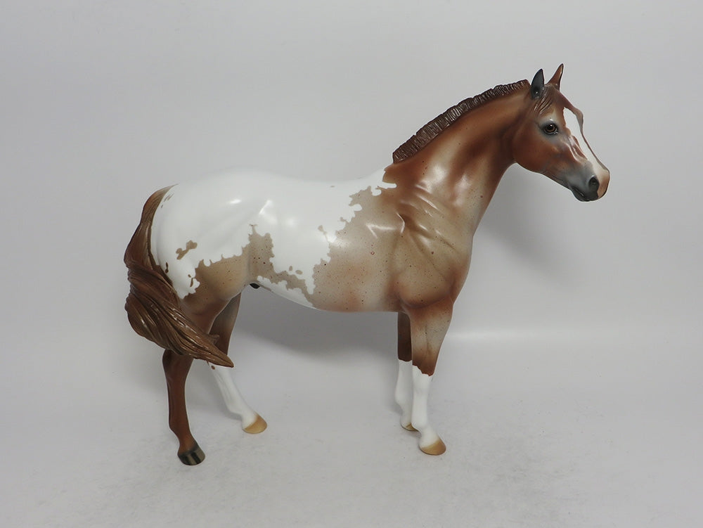 CACTUS - LE3 CHESTNUT ROAN APPALOOSA ISH MODEL HORSE