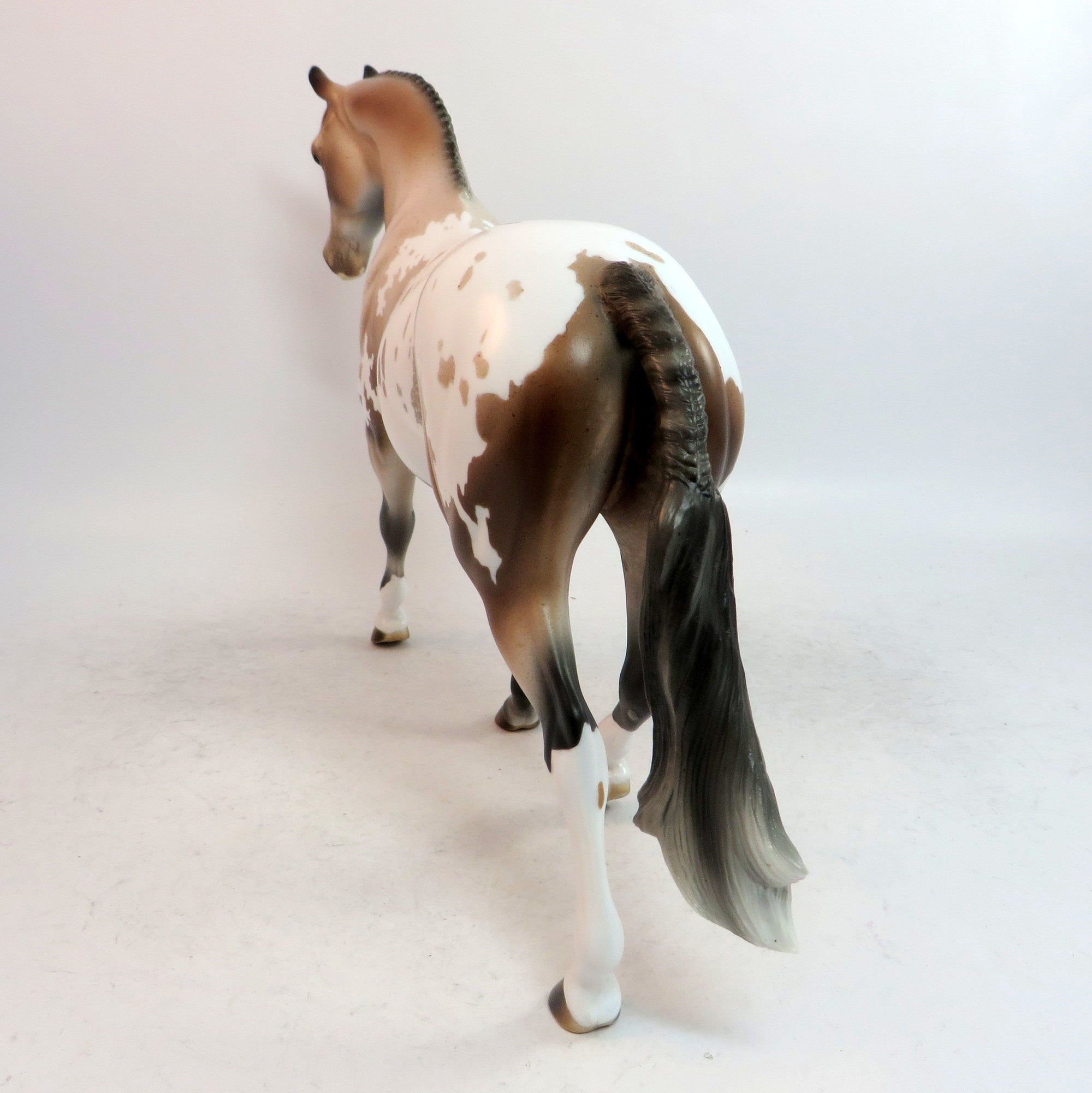 CHAMPAGNE POP-OOAK-BAY ROAN APPALOOSA PONY MODEL HORSE 1/10/19