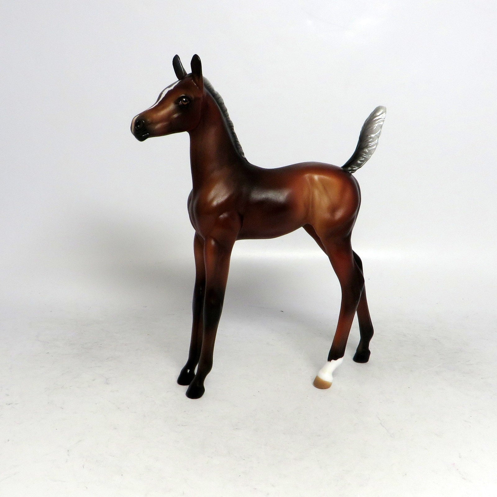 POKEY PIE-OOAK-SILVER BAY ARABIAN FOAL MODEL HORSE-1/10/2019