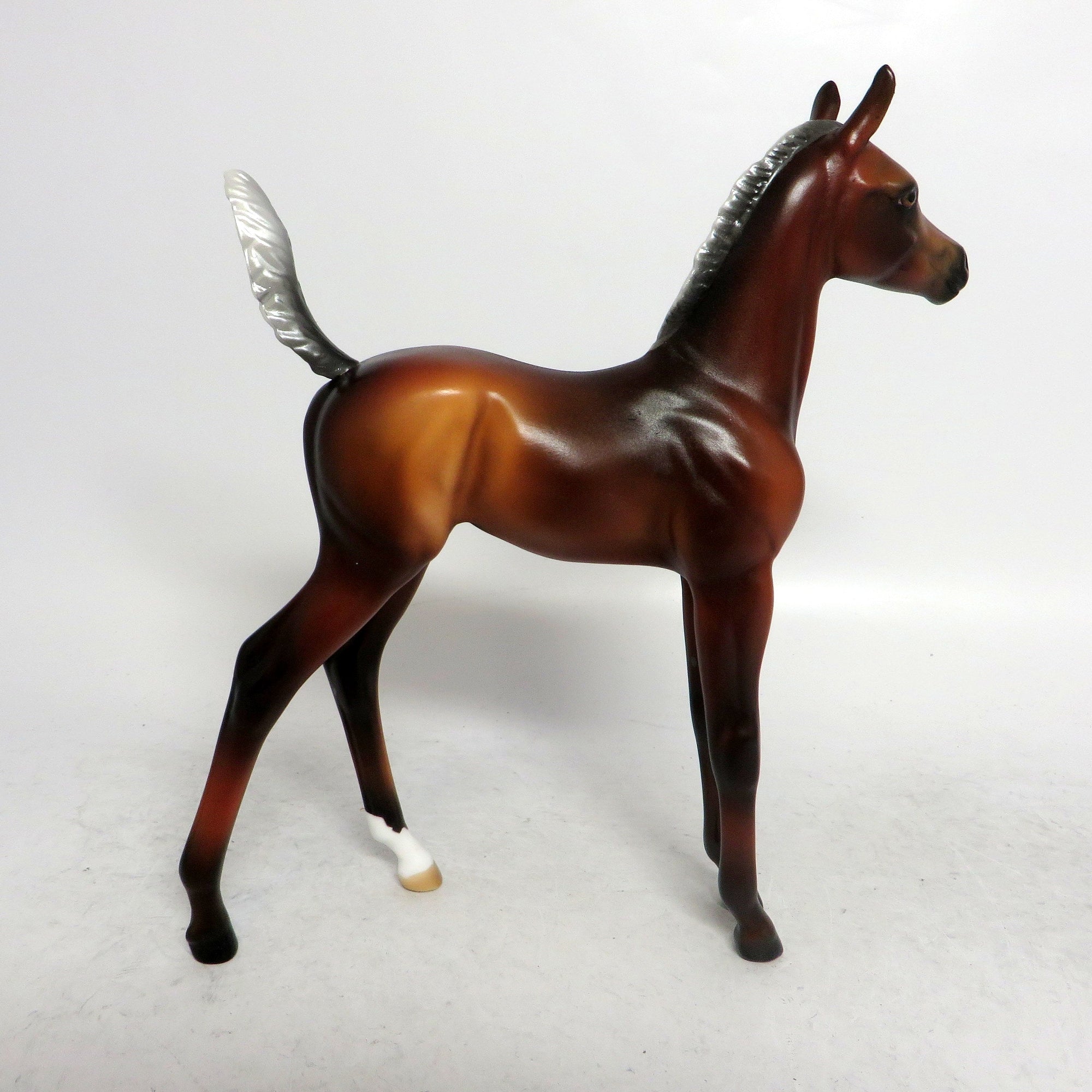 POKEY PIE-OOAK-SILVER BAY ARABIAN FOAL MODEL HORSE-1/10/2019