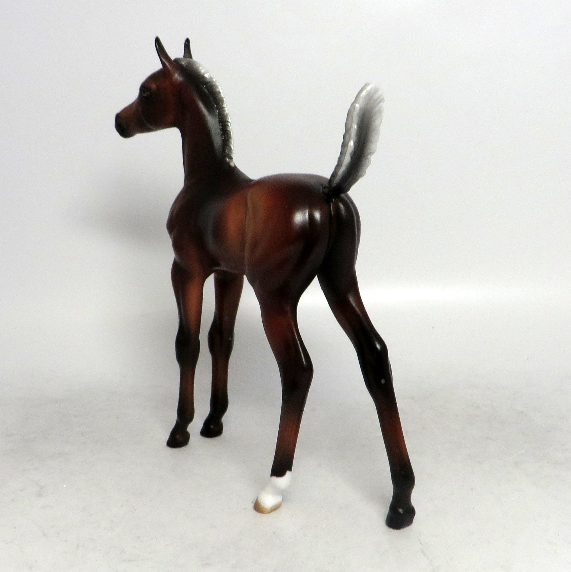 POKEY PIE-OOAK-SILVER BAY ARABIAN FOAL MODEL HORSE-1/10/2019
