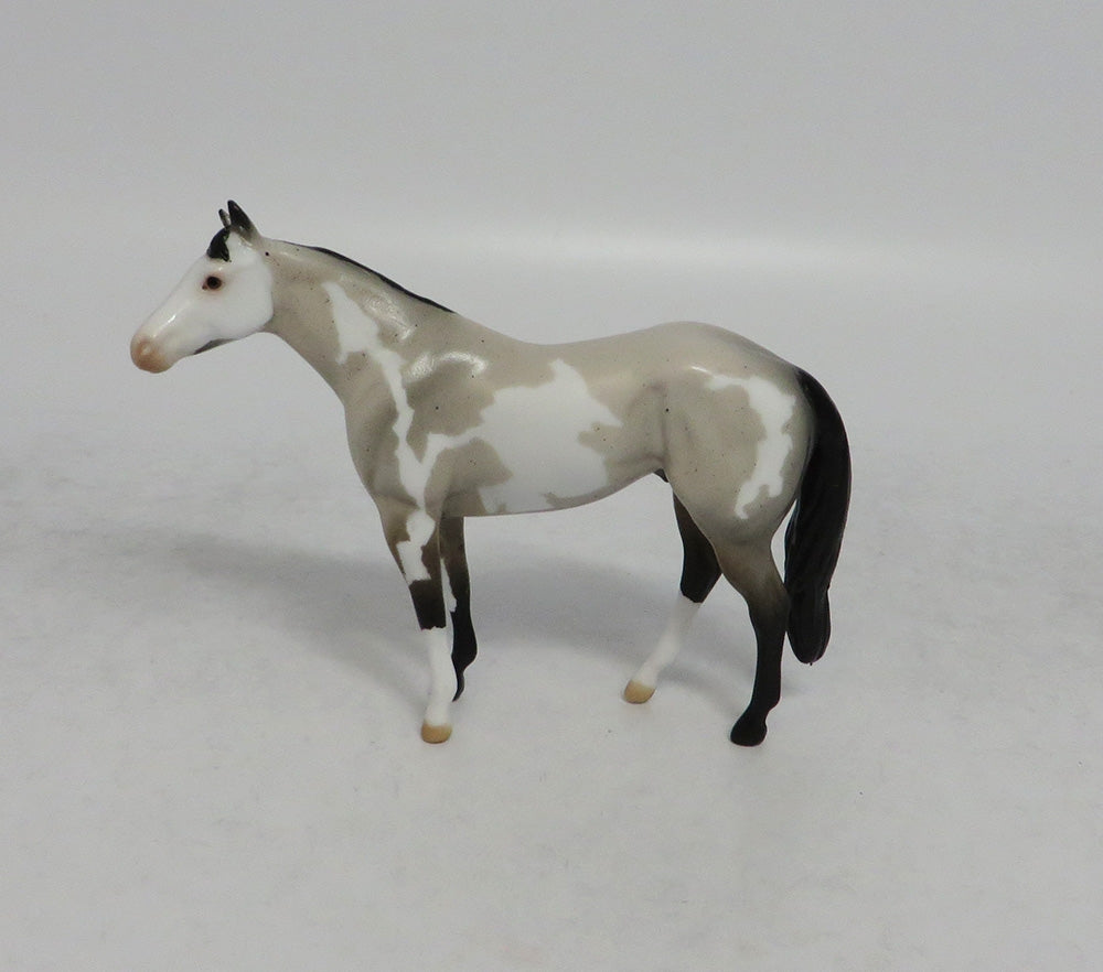 BURLAP - LE14 BLUE ROAN PINTO STOCK CHIP SHCF2018