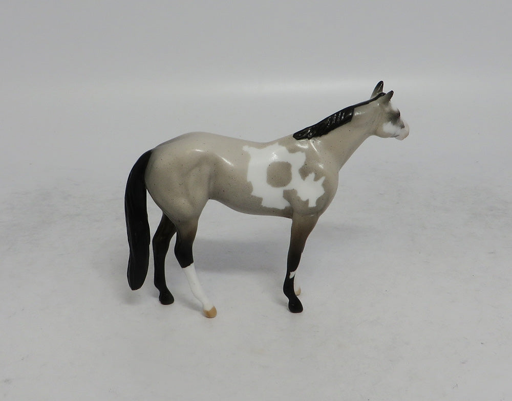 BURLAP - LE14 BLUE ROAN PINTO STOCK CHIP SHCF2018