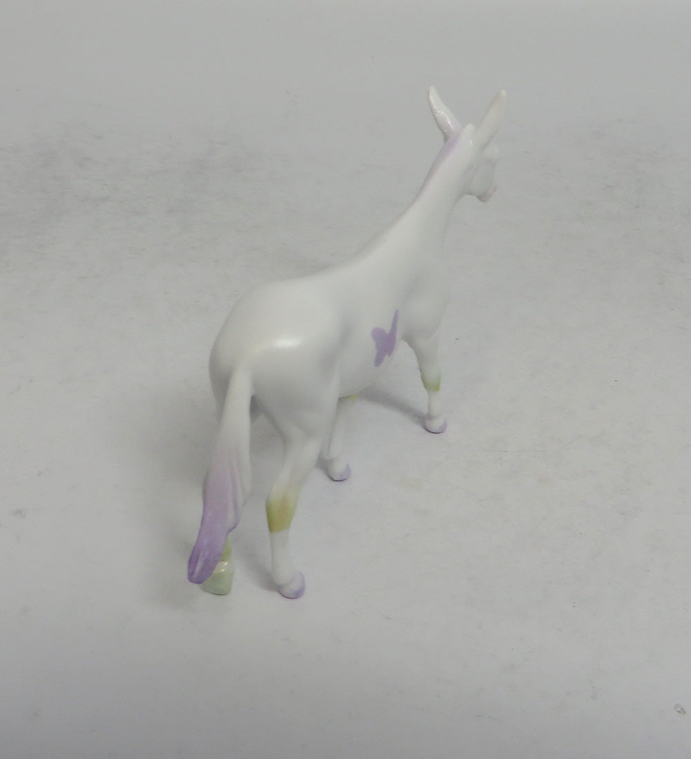 FLUTTERBY - OOAK PURPLE BUTTERFLY DECORATOR MULE CHIP SHCF2018