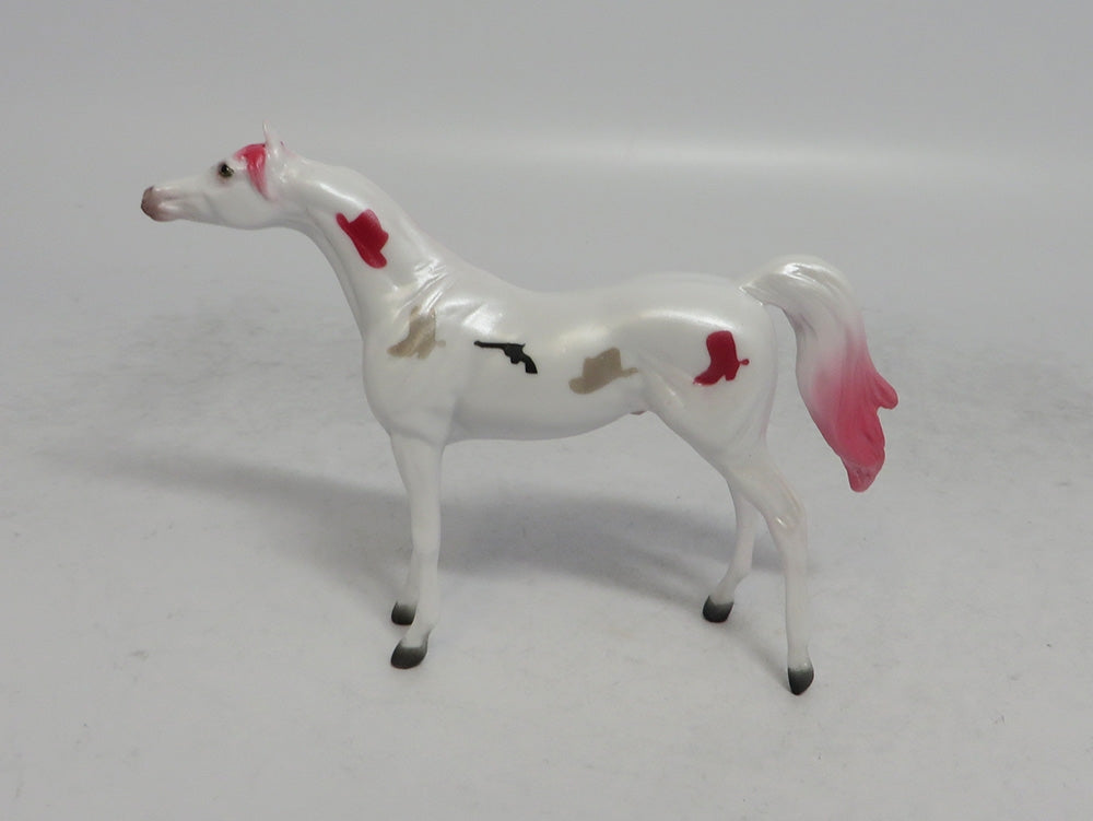 RED RIDER - OOAK WESTERN DECORATOR ARABIAN CHIP SHCF2018