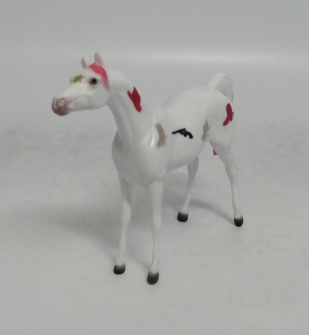 RED RIDER - OOAK WESTERN DECORATOR ARABIAN CHIP SHCF2018