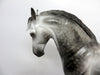 NAME THAT TUNE-OOAK-DAPPLE GREY ANDALUSIAN MODEL HORSE -1/11/19