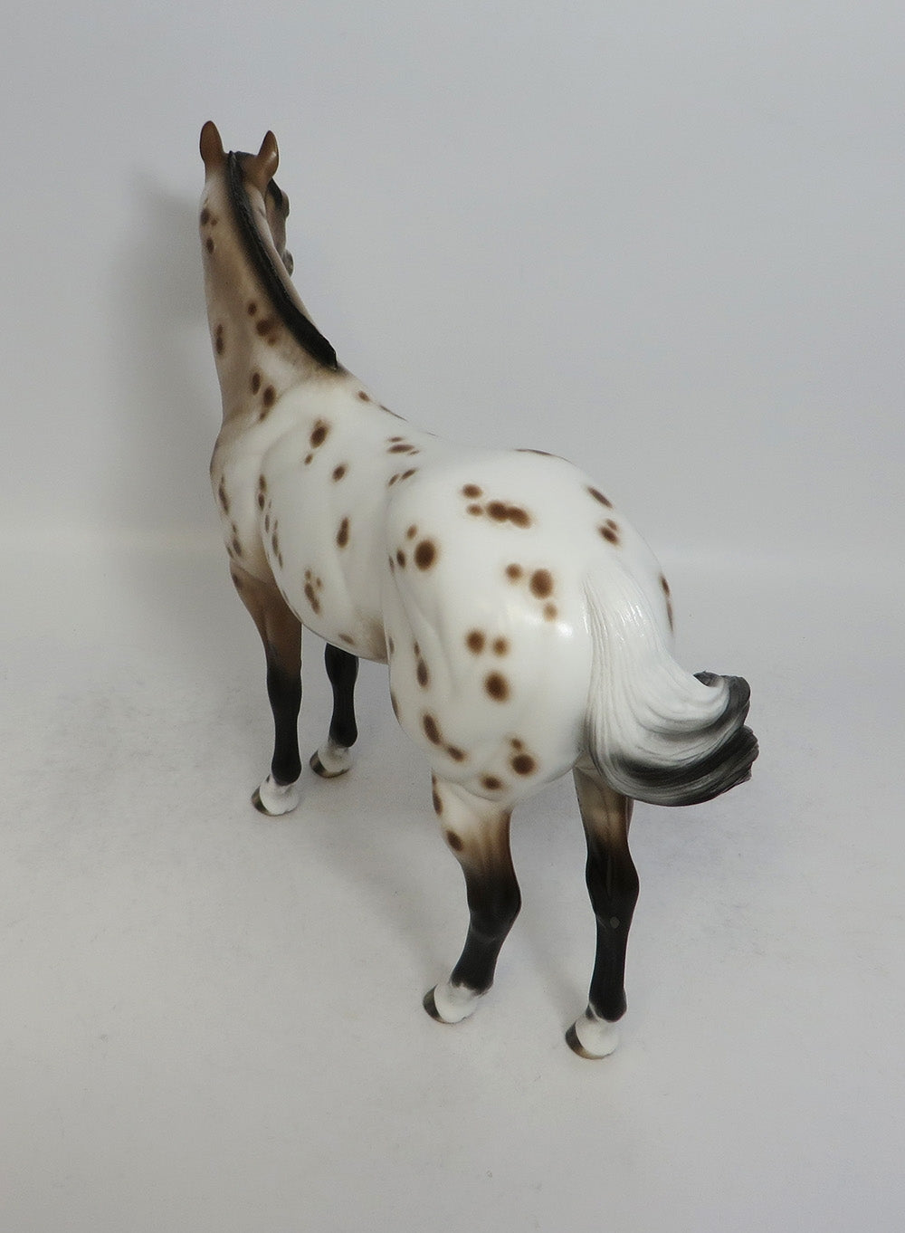 CHIPS AHOY - OOAK BAY APPALOOSA ISH MODEL HORSE BY SHERYL LEISURE