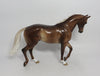 MOLASSES-OOAK STAR DAPPLE SORREL THOROUGHBRED MODEL HORSE BY SHERYL LEISURE 5/11/18