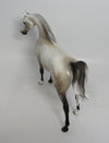 GENEVA-OOAK DAPPLE GREY ARABIAN MODEL HORSE BY SHERYL LEISURE 5/11/18