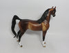BORDEAUX-OOAK STAR DAPPLE BAY ARABIAN MODEL HORSE BY SHERYL LEISURE 5/11/18