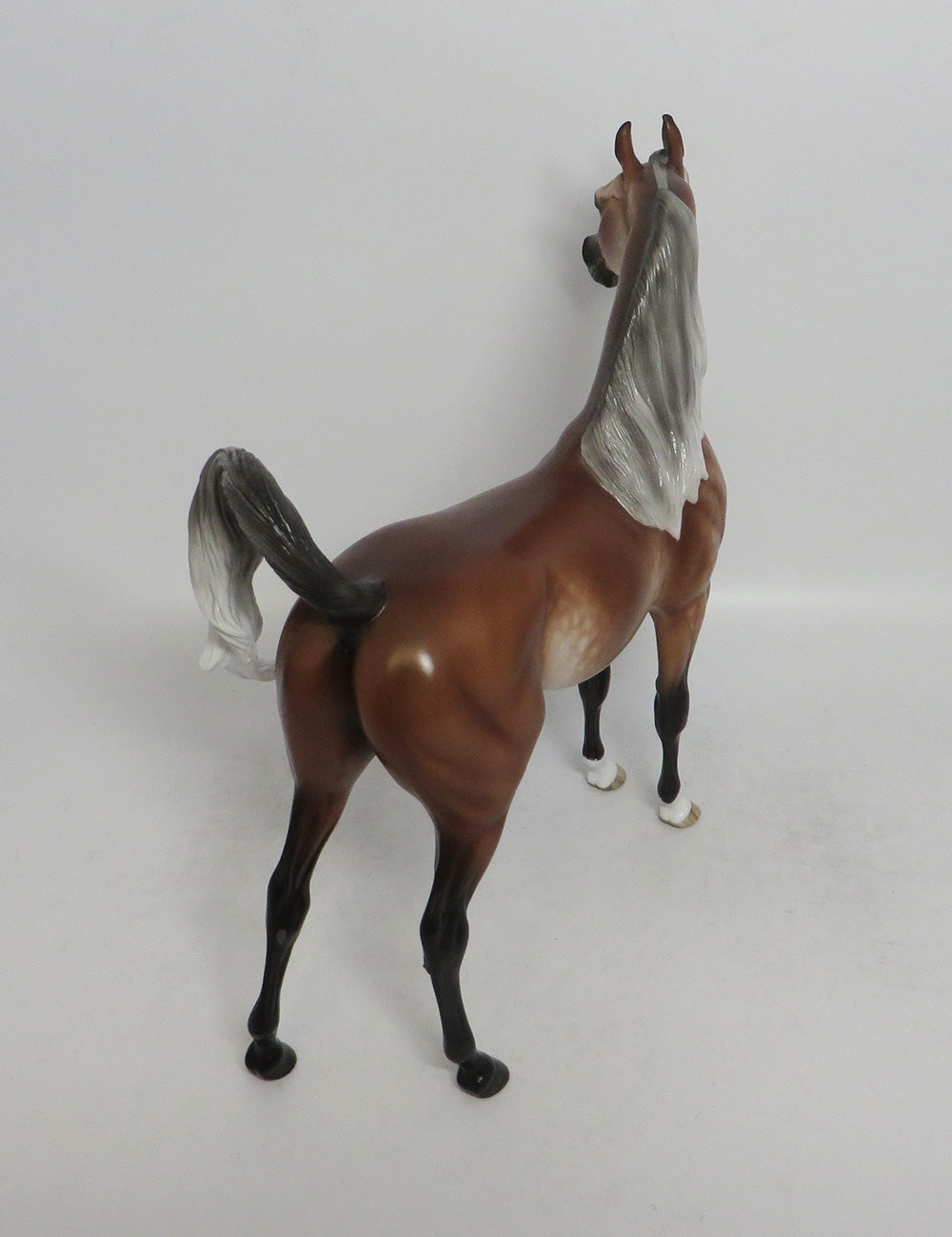 VERONA-OOAK BAY GOING GREY ARABIAN MODEL HORSE BY SHERYL LEISURE 5/11/18