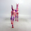 pink foal model horse