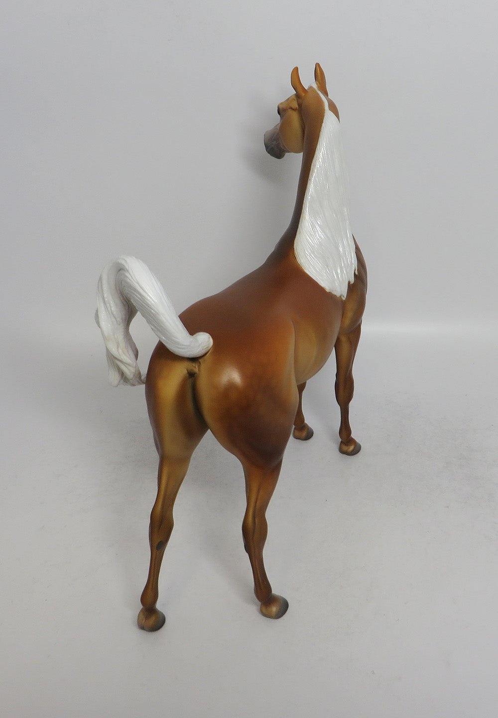 SUNDANCE - OOAK DAPPLE GOLDEN PALOMINO ARABIAN MODEL HORSE EQ2018