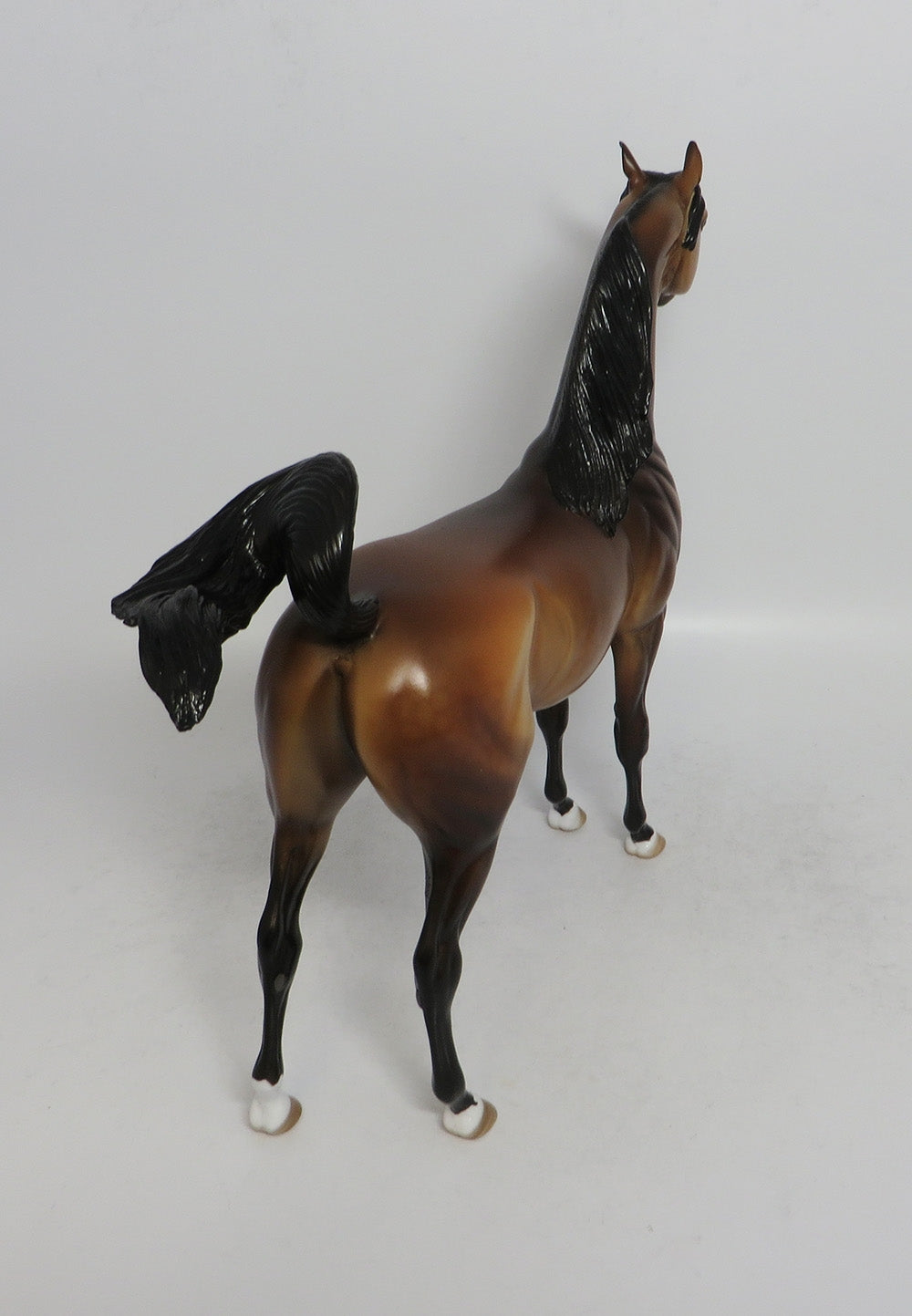 CHAIN GANG-OOAK GOLDEN DAPPLE BAY ARABIAN MODEL HORSE BY DAWN QUICK 5/17/18