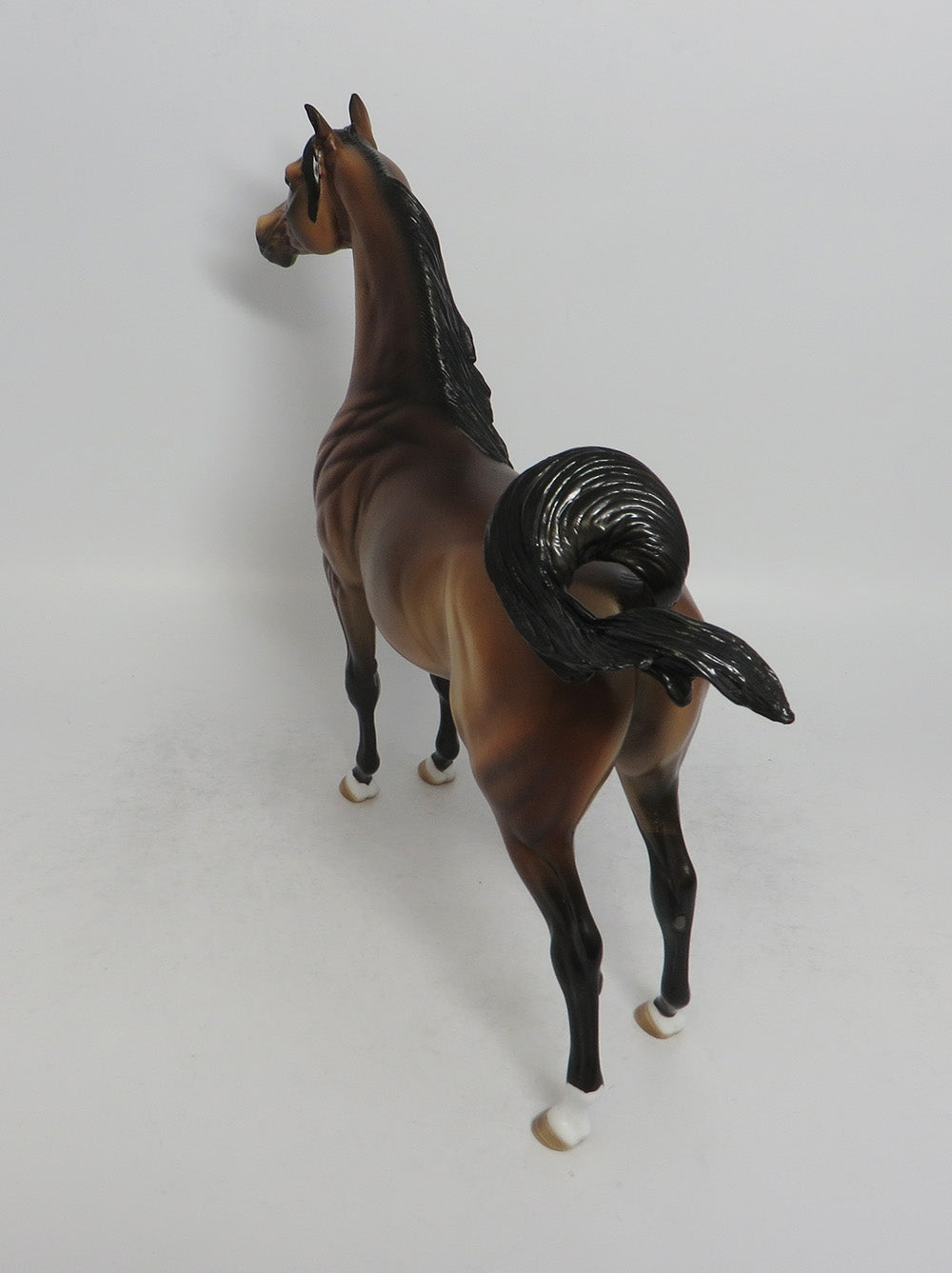 CHAIN GANG-OOAK GOLDEN DAPPLE BAY ARABIAN MODEL HORSE BY DAWN QUICK 5/17/18