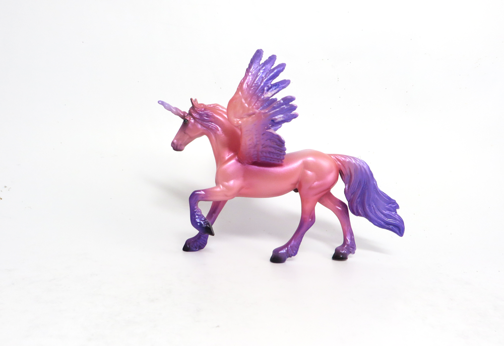 SWEET THANG- OOAK- PEGACHIP VALENTINE DECORATOR PINK AND PURPLE-SB19