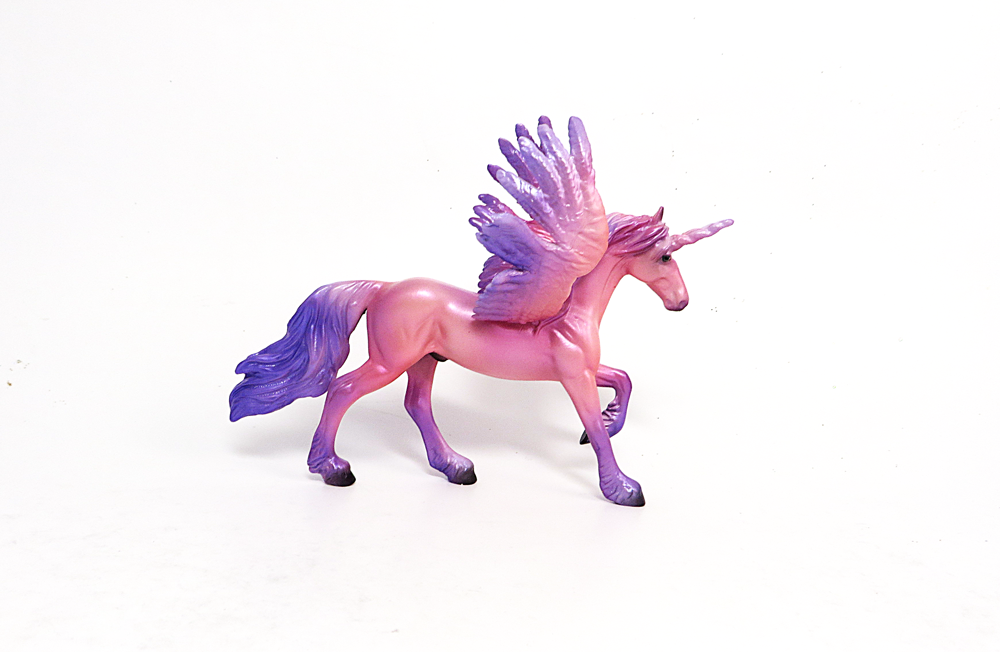 SWEET THANG- OOAK- PEGACHIP VALENTINE DECORATOR PINK AND PURPLE-SB19