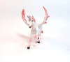 BLAST OF LOVE--OOAK-PEGACHIP VALENTINE DECORATOR PEARL WITH PINK AND SILVER HORN--SB 19