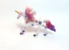 MYSTIC LOVE-OOAK-PEGACHIP VALENTINE DECORATOR PEARL WITH PINK AND PURPLE HEARTS - SB19