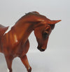 ICARUS-LE-3 CHESTNUT PINTO THOROUGHBRED MODEL HORSE BY EMMA JEZEK 5/18/18