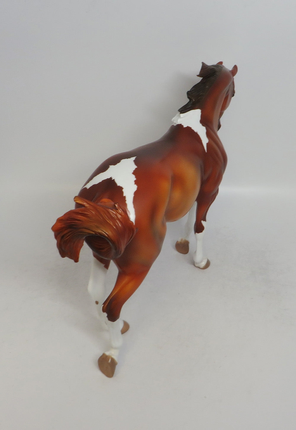ICARUS-LE-3 CHESTNUT PINTO THOROUGHBRED MODEL HORSE BY EMMA JEZEK 5/18/18