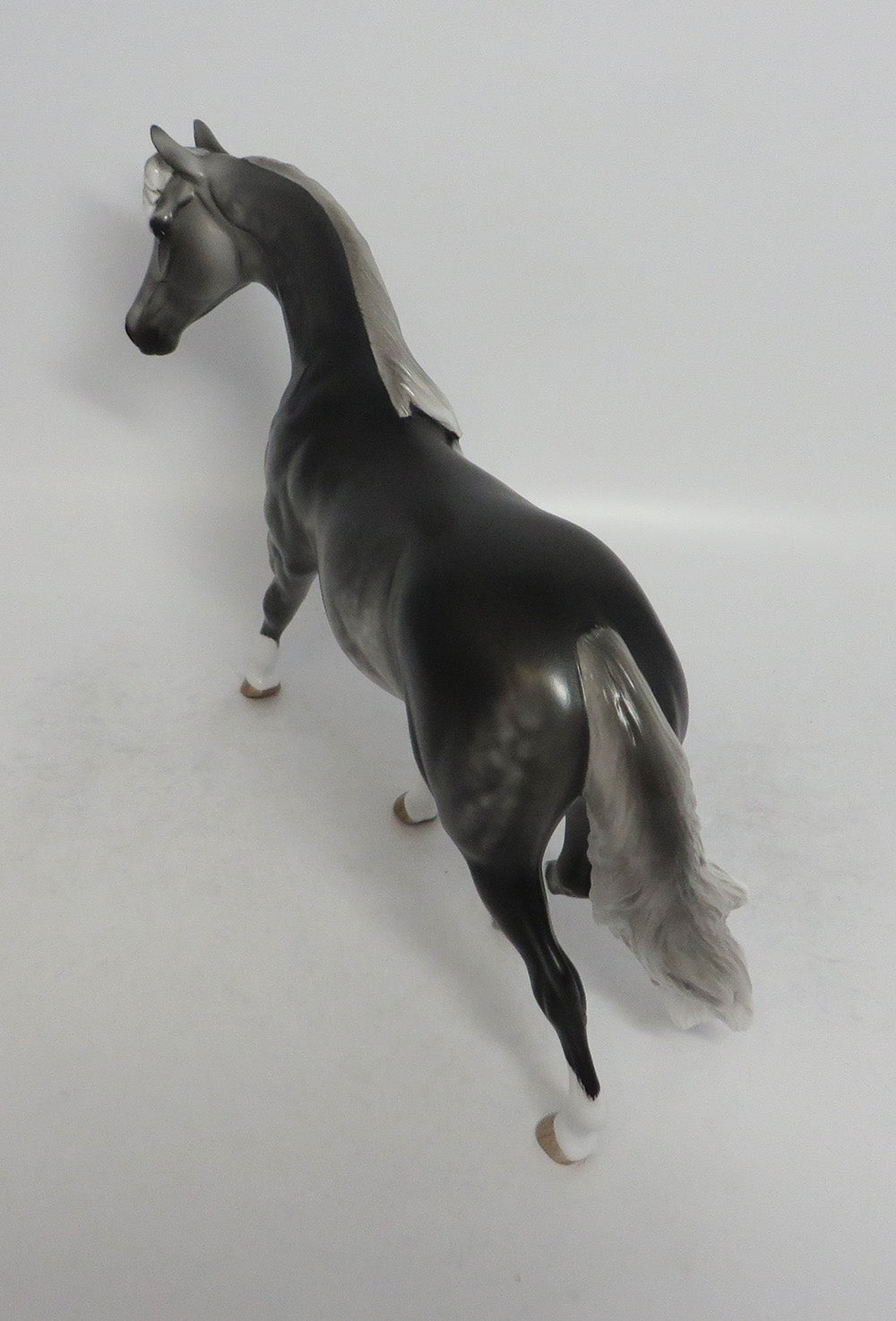 MAGDALENA - OOAK DAPPLE GREY PONY MODEL HORSE BY SL 5/18/18
