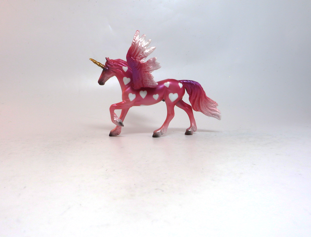 PINK PASSION-OOAK VALENTINE PEGA CHIP MODEL HORSE 1/18/19