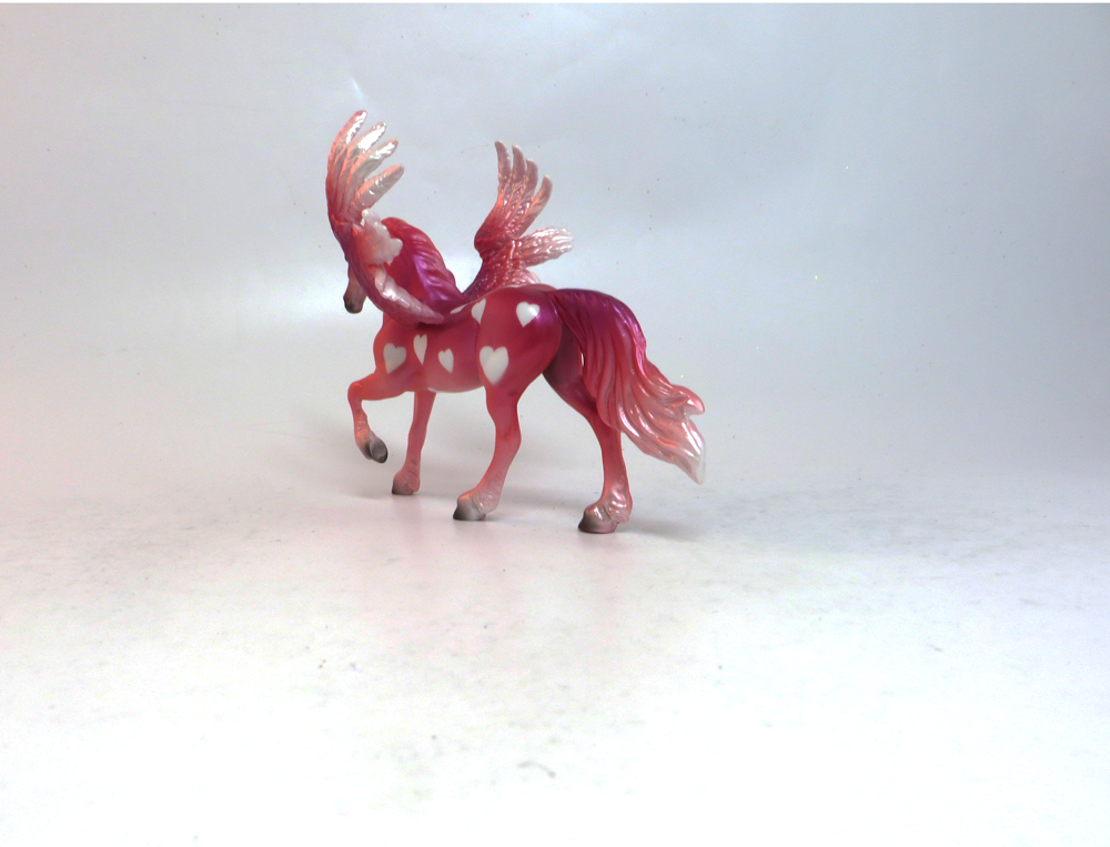 PINK PASSION-OOAK VALENTINE PEGA CHIP MODEL HORSE 1/18/19