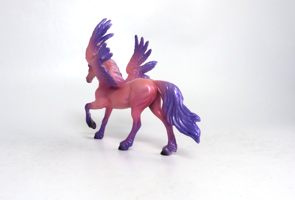 SWEET THANG- OOAK- PEGACHIP VALENTINE DECORATOR PINK AND PURPLE-SB19