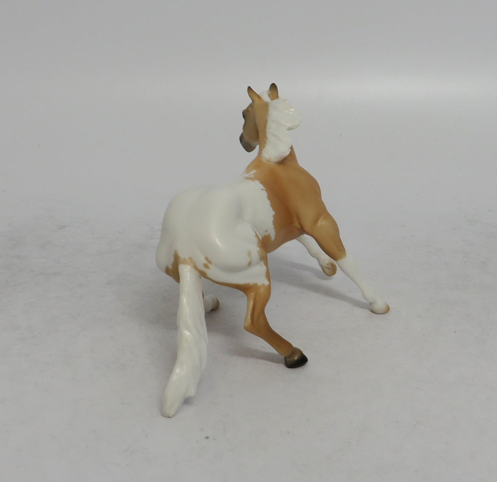 SLIDER - OOAK PALOMINO APPALOOSA CUTTER CHIP EQ2018