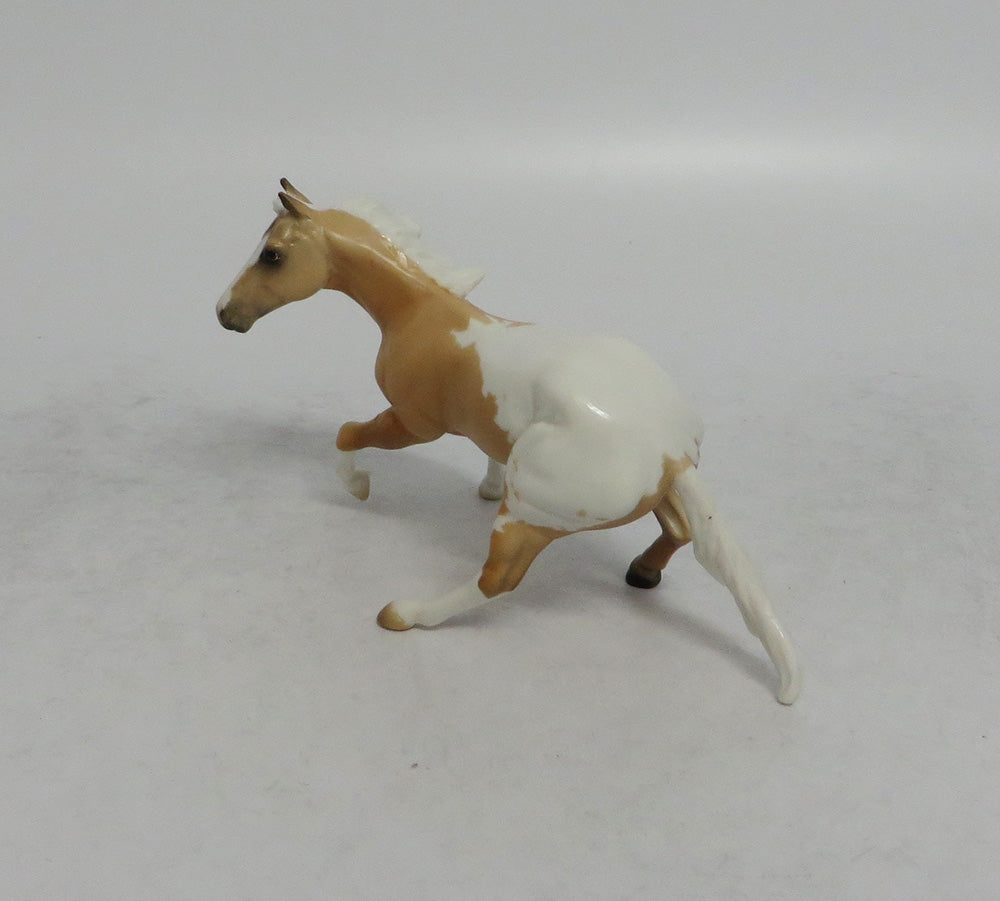 SLIDER - OOAK PALOMINO APPALOOSA CUTTER CHIP EQ2018