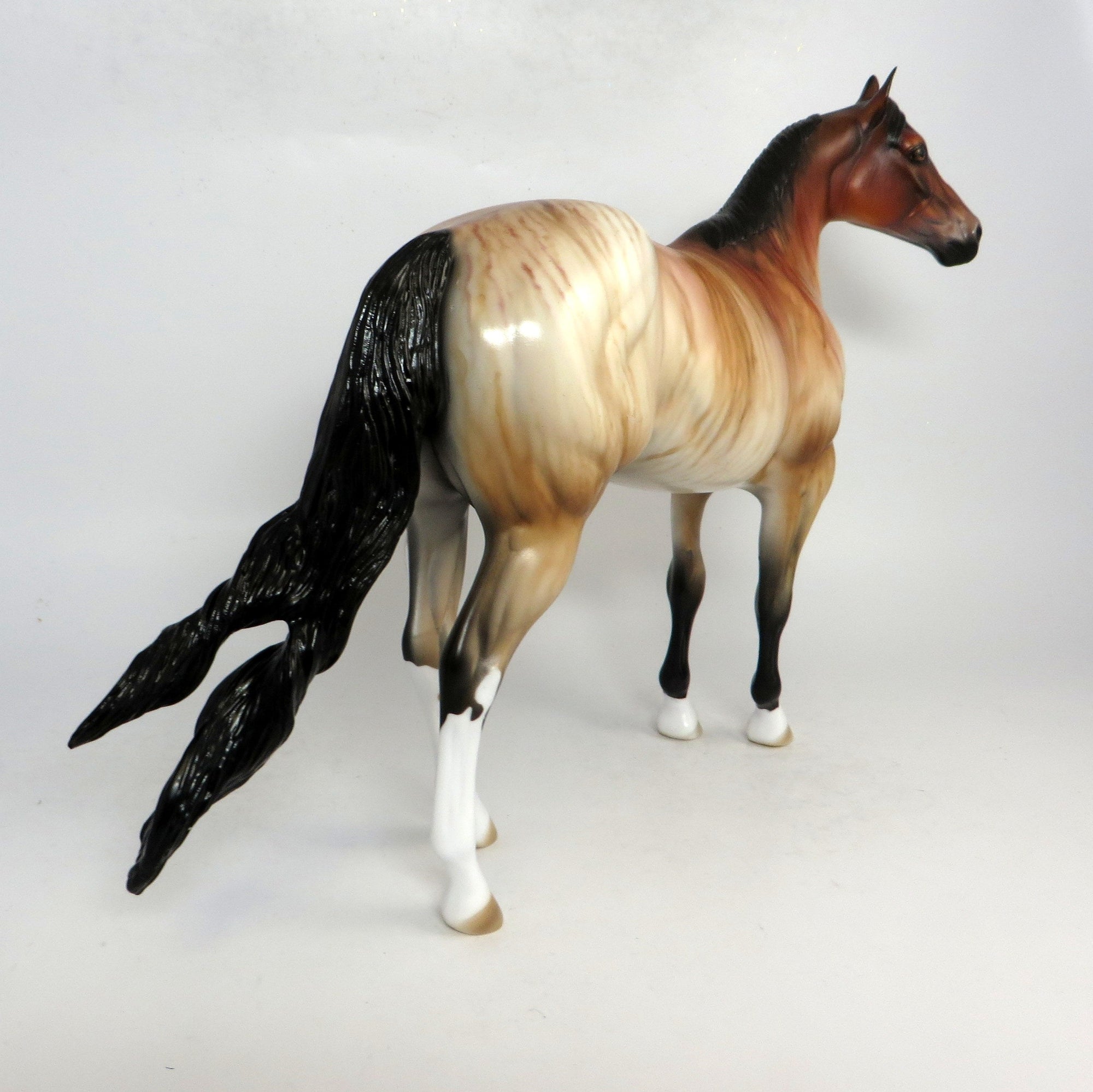 BANDIT- OOAK CHESTNUT BRINDLE ISH CUSTOM BY DAWN QUICK SB19