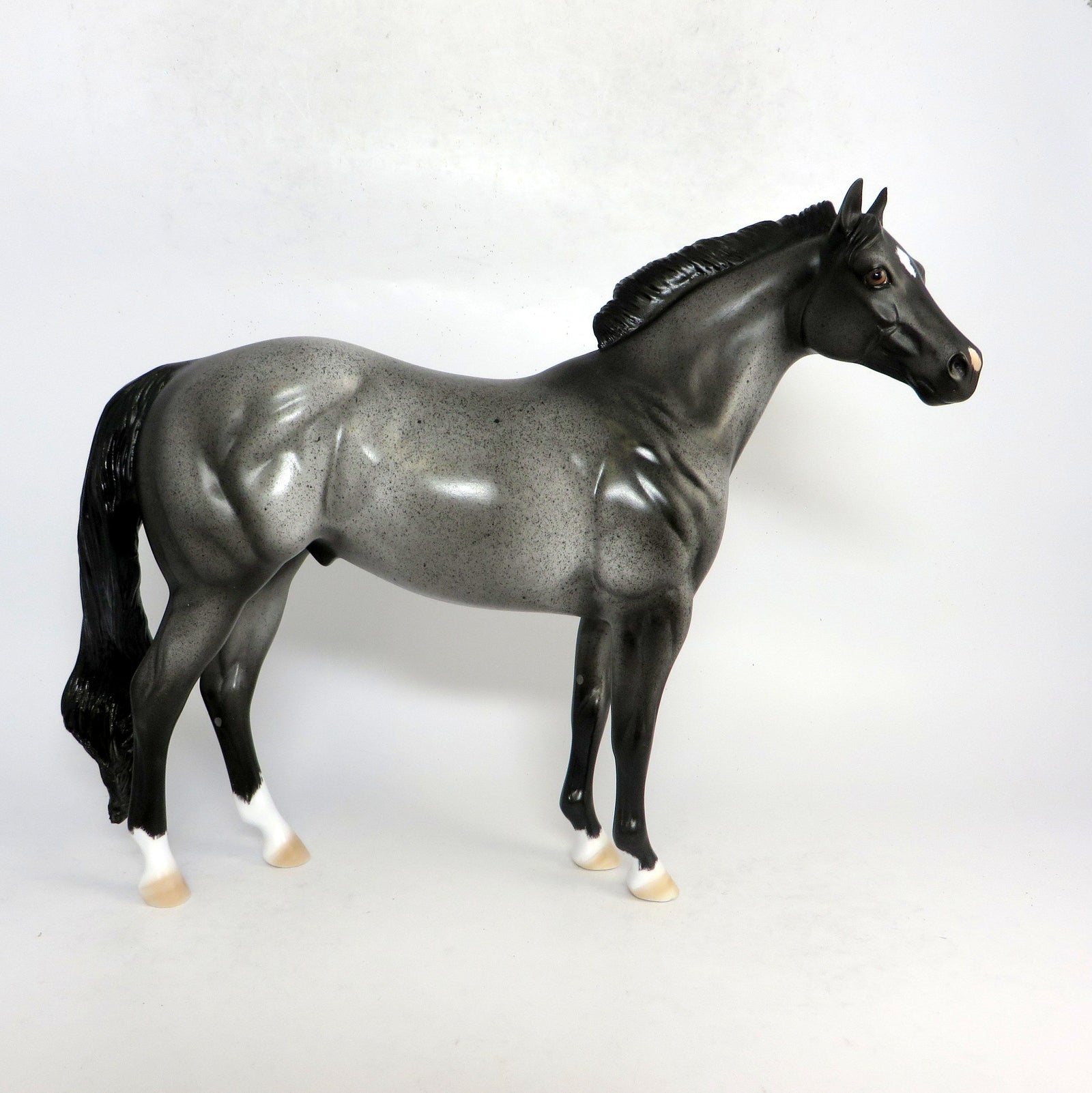 FUMBLE- OOAK BLUE ROAN ISH CUSTOM BY DAWN QUICK SB19