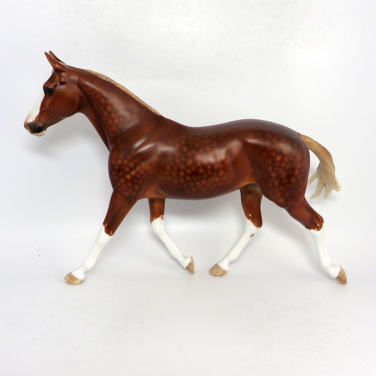 FANNY- OOAK CHESTNUT WITH FLAXEN MANE AN TAIL BY SHERYL LEISURE 1-18-19