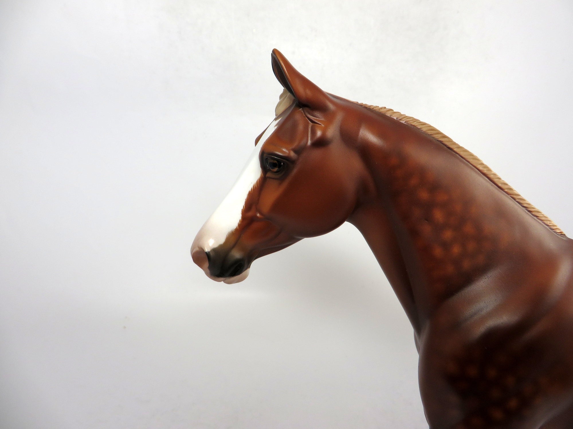 FANNY- OOAK CHESTNUT WITH FLAXEN MANE AN TAIL BY SHERYL LEISURE 1-18-19
