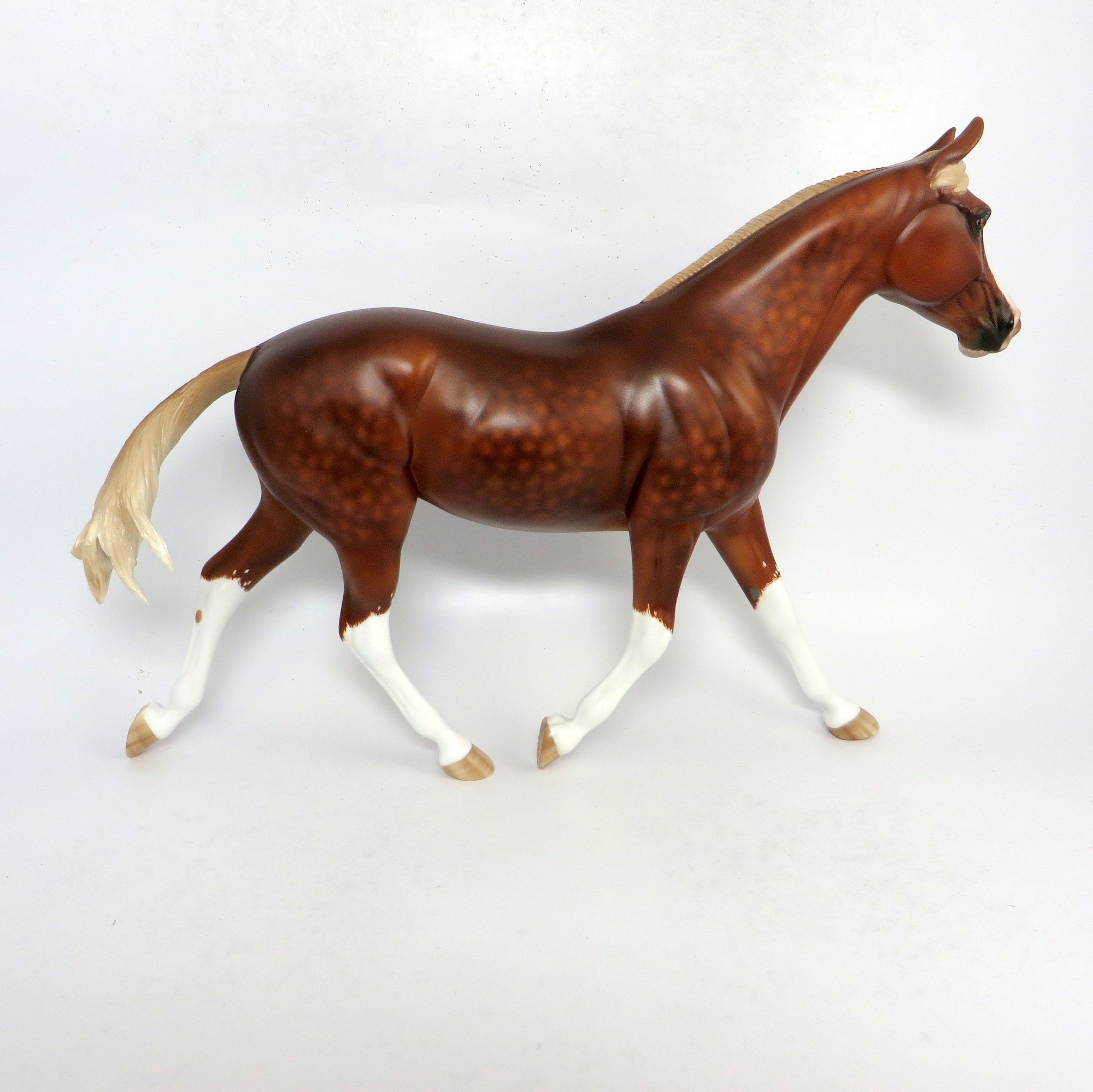 FANNY- OOAK CHESTNUT WITH FLAXEN MANE AN TAIL BY SHERYL LEISURE 1-18-19