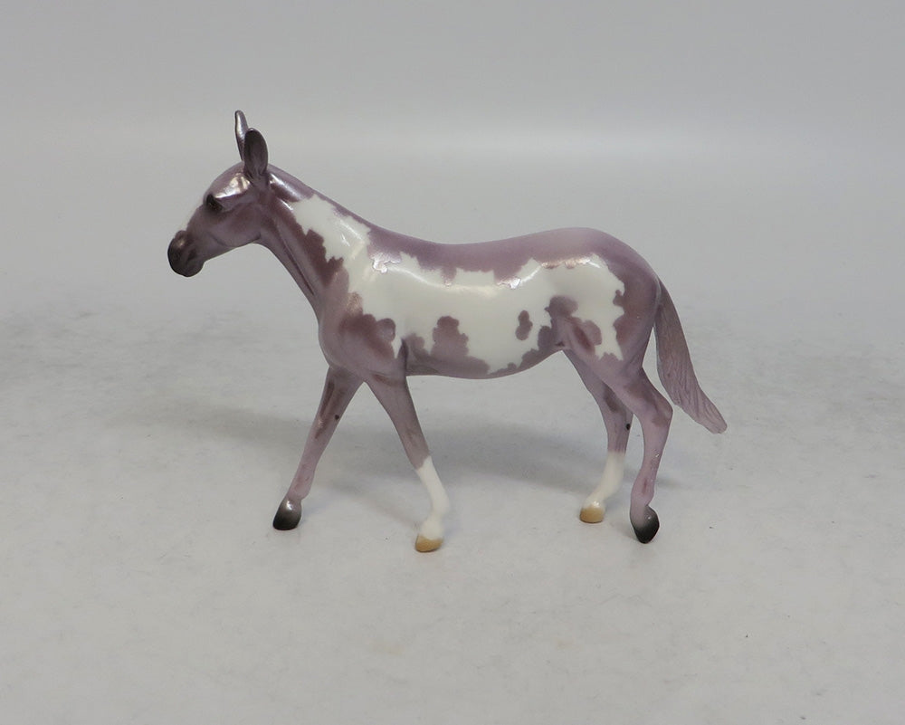 PINK ICE - OOAK PINK METALLIC PINTO MULE CHIP EQ2018