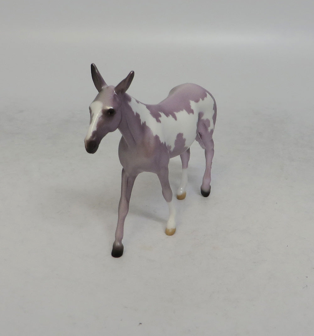 PINK ICE - OOAK PINK METALLIC PINTO MULE CHIP EQ2018