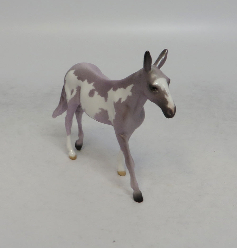 PINK ICE - OOAK PINK METALLIC PINTO MULE CHIP EQ2018