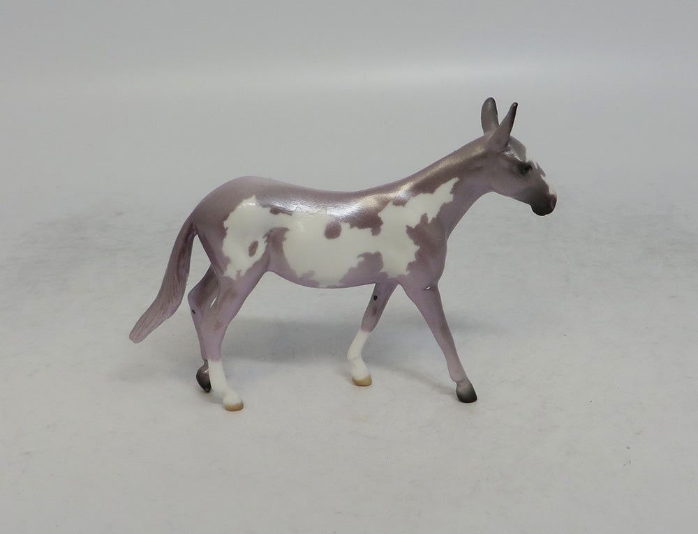 PINK ICE - OOAK PINK METALLIC PINTO MULE CHIP EQ2018